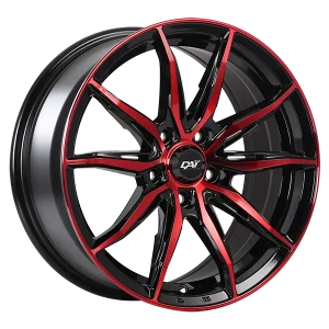 Dai Alloys – Frantic – Black – 15″x6.5″ 38mm – Summer Wheels – DW11515001